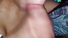 amature teen sucking boyfriend’s dick and swallowing cum