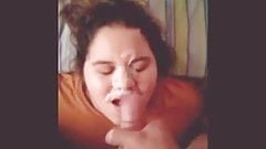 BBW girlfriend pov blowjob and nice facial.mpg