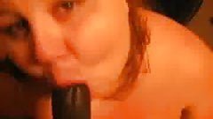 BBW Sucks All The Cum Out My Dick With No Hands