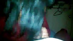 Ebony BBW given mean Head