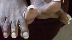 ebony pov toenails