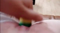 Glus Stick Masturbation of Korean Amateur School Girl