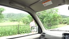 Hitch hiking babe pov dick sucking