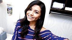 Hot Young Petite Latina Teen Fucked On Bathroom Sink POV