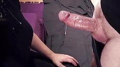 One hard cock and multiple cumshot