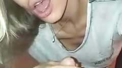 Premature cumshot from reverse cowgirl