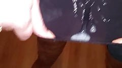 Sammie Louisburg cumshot on panties before dishes