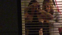 Brunette Halloween – Friend’s Big Tits at 1 min & Blonde Bra