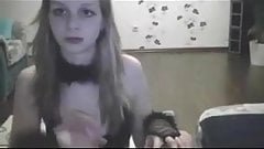 cat cosplay girlfriend sucks boyfriend dry.