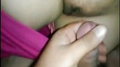Cumming on step sisters pussy