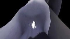 Futanari 3D reverse blowjob compilation hentai