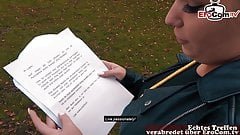 German slut public pick up over Dating app like Tinder STORY