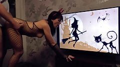 Our wild Halloween fuck