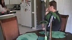 Step mom teases her boy
