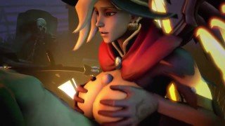 Overwatch Halloween Mercy Titjob (SOUND) (LOOP) (by 1kmspaint)